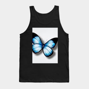 Blue Butterfly Tank Top